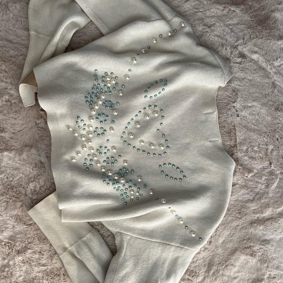 Wildfox beaded cropped sweater - Picture 5 of 6